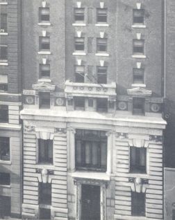 Facade of 30 W. 44th Street building
