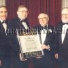The Orthodox Union presents Dr. Lander with an award, 1990.