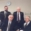 Deans Stanley Boylan and Robert Goldschmidt (at left) with Dr. Lander and Dr. Leon Reich at the opening of Touro's Midwood Campus, 1996.