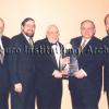 The Orthodox Union presents an award to Dr. Lander, 1999.