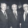 Physicist Edward Teller (center) and Touro board member Sam Halpern with Dr. Lander.