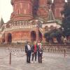 Moscow's Red Square, 1990. Dean Stanley Boylan is at far left.