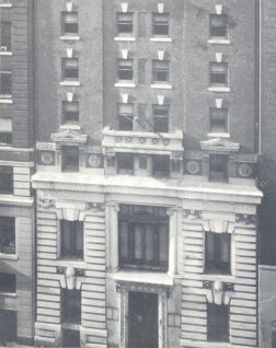 Facade of 30 W. 44th Street building Facade of 30 W. 44th Street building